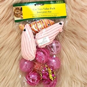 Brand New WALMART CATNIP CAT TOYS VALUE PACK-12CT